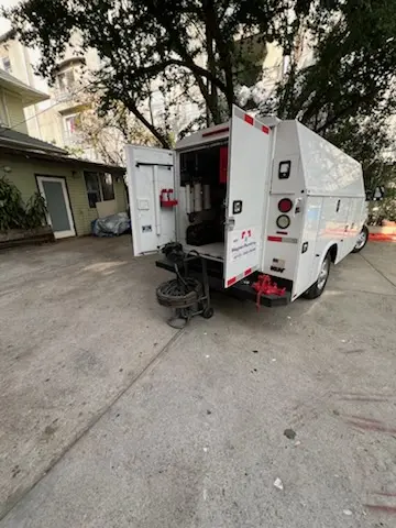 Magnet Plumbing service vehicle on-site for Faucet Repair in Clinton