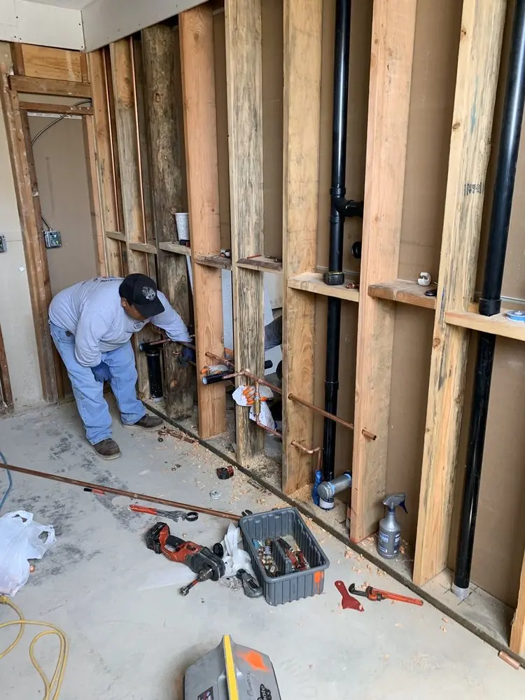 Commercial rough-in plumbing for Commercial Plumbing in Clinton